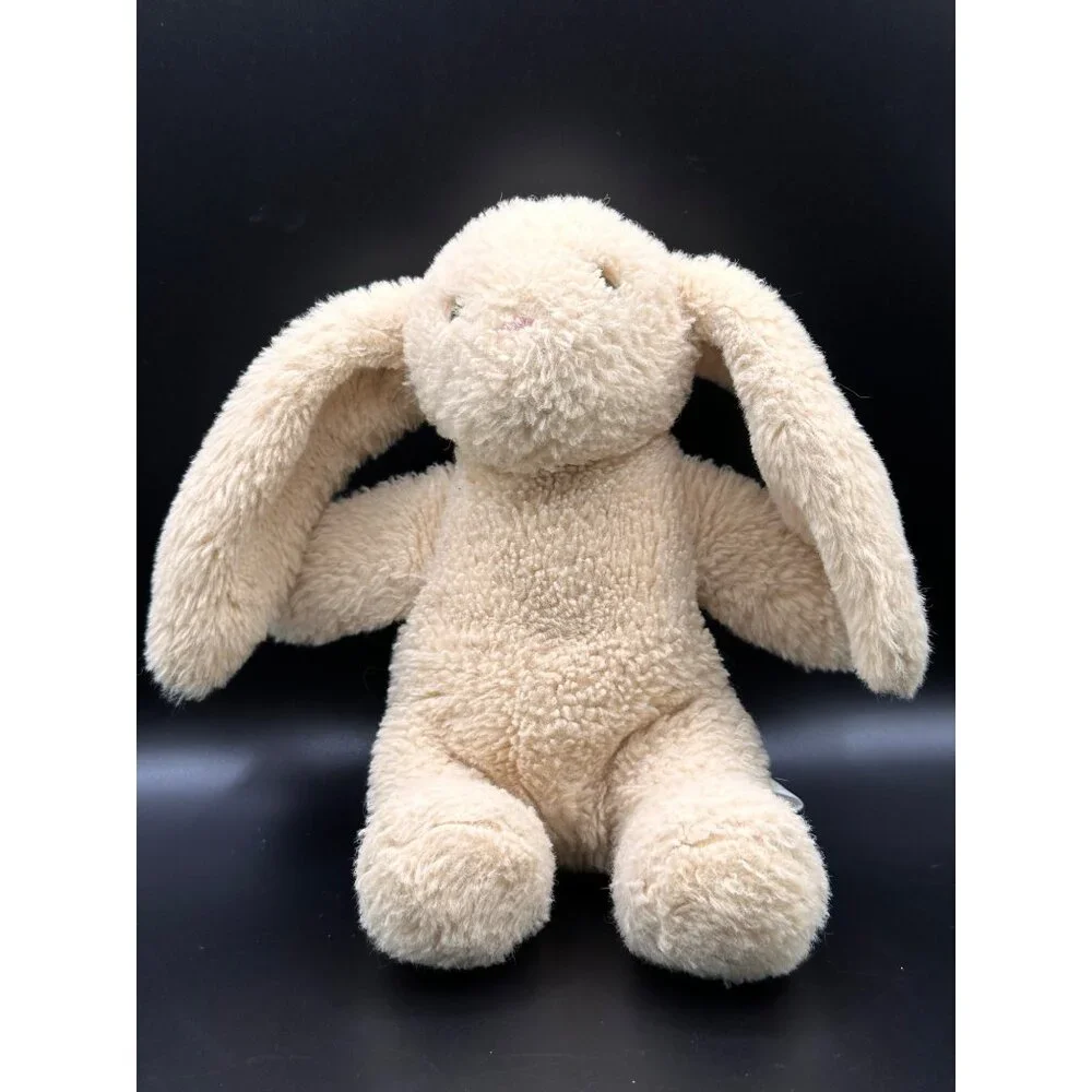 Plush Tan Beige Cream Ivory Easter Bunny Rabbit Stuffed Animal 2021‎ 8”